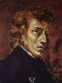 Картина автора Делакруа Эжен под названием Frederic Chopin as portrayed by Eugene Delacroix