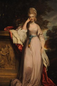 Картина автора Джошуа Рейнольдс Сэр под названием Анна, виконтесса, маркизa Таунсенд