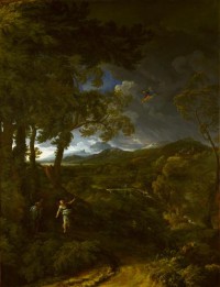 Картина автора Дюге Гаспар под названием Landscape with Elijah and the Angel