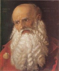 Картина автора Дюрер Альбрехт под названием Apostel Jakobus  				 - Апостол Иаков