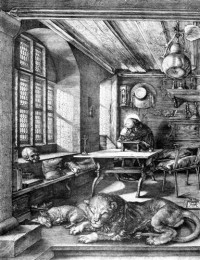 Картина автора Дюрер Альбрехт под названием St. Jerome in His Study