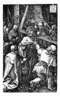 Картина автора Дюрер Альбрехт под названием The engraved Passion series - Bearing of the Cross