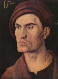 Картина автора Дюрер Альбрехт под названием Portraet eines jungen Mannes