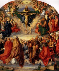 Картина автора Дюрер Альбрехт под названием Adoration of the Trinity