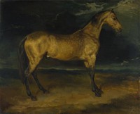 Картина автора Жерико Жан Луи Андре Теодор под названием A Horse frightened by Lightning