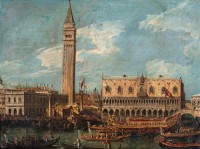 Картина автора Каналетто Антонио под названием The Molo from the Bacino di San Marco