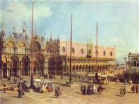Картина автора Каналетто Антонио под названием Piazza-San-Marco