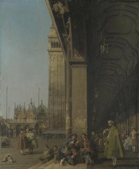 Картина автора Каналетто Антонио под названием The Piazza San Marco
