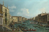 Картина автора Каналетто Антонио под названием A Regatta on the Grand Canal