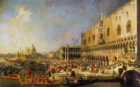 Картина автора Каналетто Антонио под названием Прием французского посла Венеции