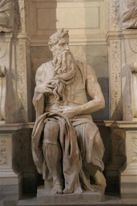 Картина автора Караваджо Микеланджело под названием Моисей