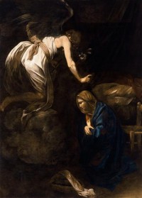 Картина автора Караваджо Микеланджело под названием Annunciation