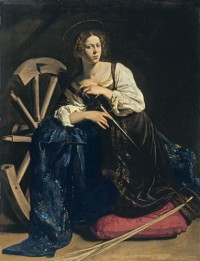 Картина автора Караваджо Микеланджело под названием Santa Catalina de Alejandría