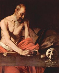 Картина автора Караваджо Микеланджело под названием St. Hieronymus
