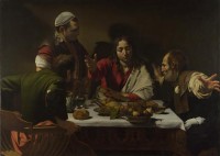 Картина автора Караваджо Микеланджело под названием The Supper at Emmaus