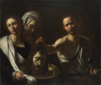 Картина автора Караваджо Микеланджело под названием Salome receives the Head of Saint John the Baptist