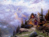 Картина автора Кинкейд Томас под названием Sweetheart Cottage III