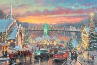 Картина автора Кинкейд Томас под названием The Lights of Christmastown
