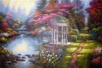 Картина автора Кинкейд Томас под названием The Garden of Prayer
