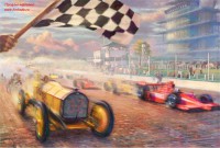 Картина автора Кинкейд Томас под названием A Century of Racing
