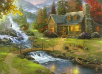Картина автора Кинкейд Томас под названием Mountain Paradise