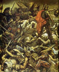 Картина автора Клименко Андрей под названием Смерть ира-завоевателя