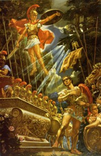 Картина автора Клименко Андрей под названием Поклонение Ахиллесу