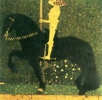 Картина автора Климт Густав под названием The Golden Knight