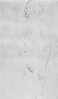 Картина автора Климт Густав под названием Рисунок 14