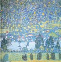 Картина автора Климт Густав под названием Waldabhang in Unterach am Attersee