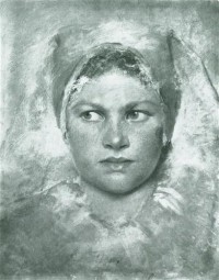 Картина автора Климт Густав под названием Studienkopf einer Hannakin