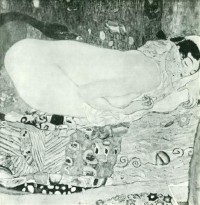 Картина автора Климт Густав под названием Leda