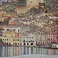 Картина автора Климт Густав под названием Malcesine am Gardasee