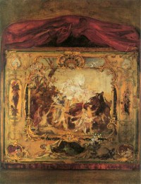 Картина автора Климт Густав под названием Entwurf zu einem Theatervorhang