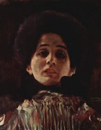 Картина автора Климт Густав под названием Damenbildnis en Face
