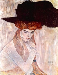 Картина автора Климт Густав под названием The Black Hat