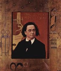 Картина автора Климт Густав под названием Bildnis des Pianisten und Klavierpadagogen Joseph Pembauer