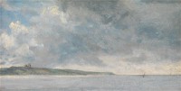 Картина автора Констебл Джон под названием Coastal Scene with Cliffs