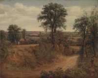 Картина автора Констебл Джон под названием Lane near Dedham