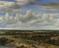 Картина автора Конинк Филипс под названием An Extensive Landscape with a Road by a River