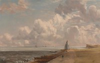 Картина автора Констебл Джон под названием Harwich The Low Lighthouse and Beacon Hill