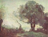 Картина автора Коро Жан Батист Камиль под названием Landschaft Castelgandolfo