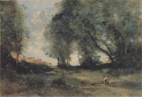 Картина автора Коро Жан Батист Камиль под названием Landscape