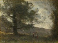 Картина автора Коро Жан Батист Камиль под названием The Oak in the Valley