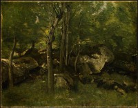 Картина автора Коро Жан Батист Камиль под названием In the Forest of Fontainebleau