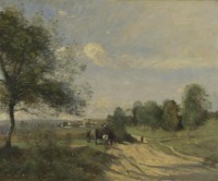 Картина автора Коро Жан Батист Камиль под названием The Wagon