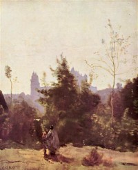 Картина автора Коро Жан Батист Камиль под названием Erinnerung an Pierrefonds