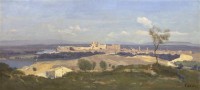 Картина автора Коро Жан Батист Камиль под названием Avignon from the West