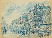 Картина автора Коровин Константин под названием Paris. Boulevard des Capucines