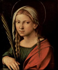 Картина автора Корреджо Антонио под названием Святой Екатерины Александрийской